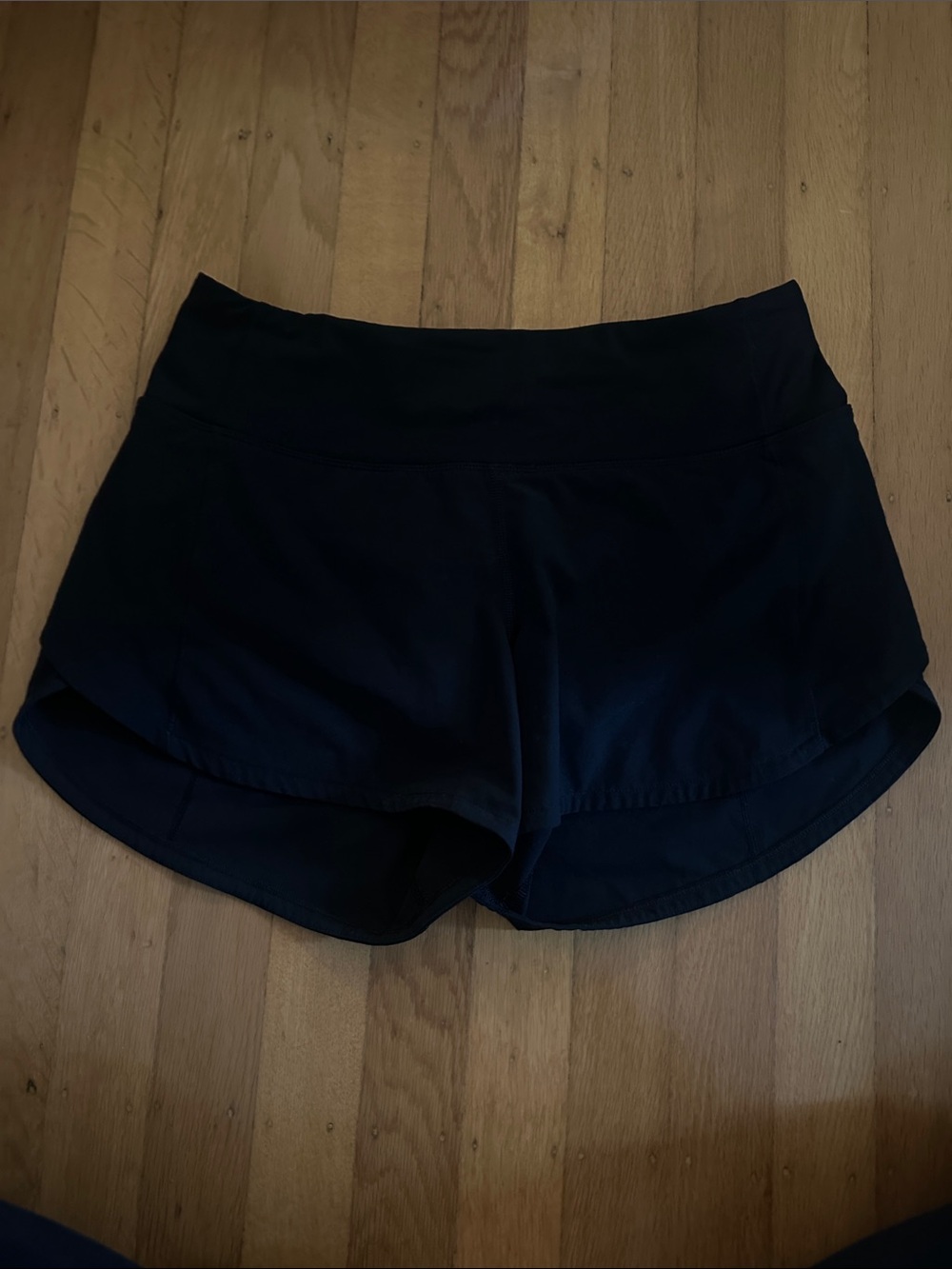 lululemon athletica Black Athletic Running Shorts